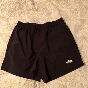 Mens black north face shorts- like new